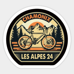 CHAMONIX - LES ALPES 24 Sticker